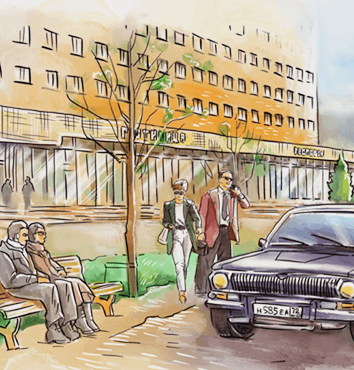 Охраняемая парковка